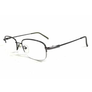 NEW TECHNOLITE men's tlf523 rectangle eyeglasses in gunmetal